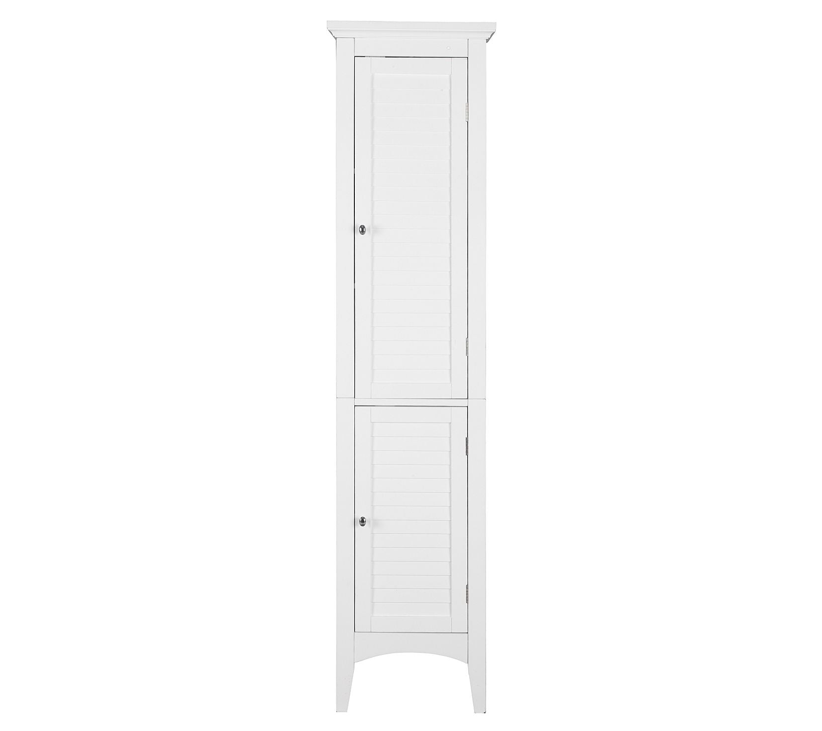 Teamson Home Two Doors Tower Storage Cabinet White