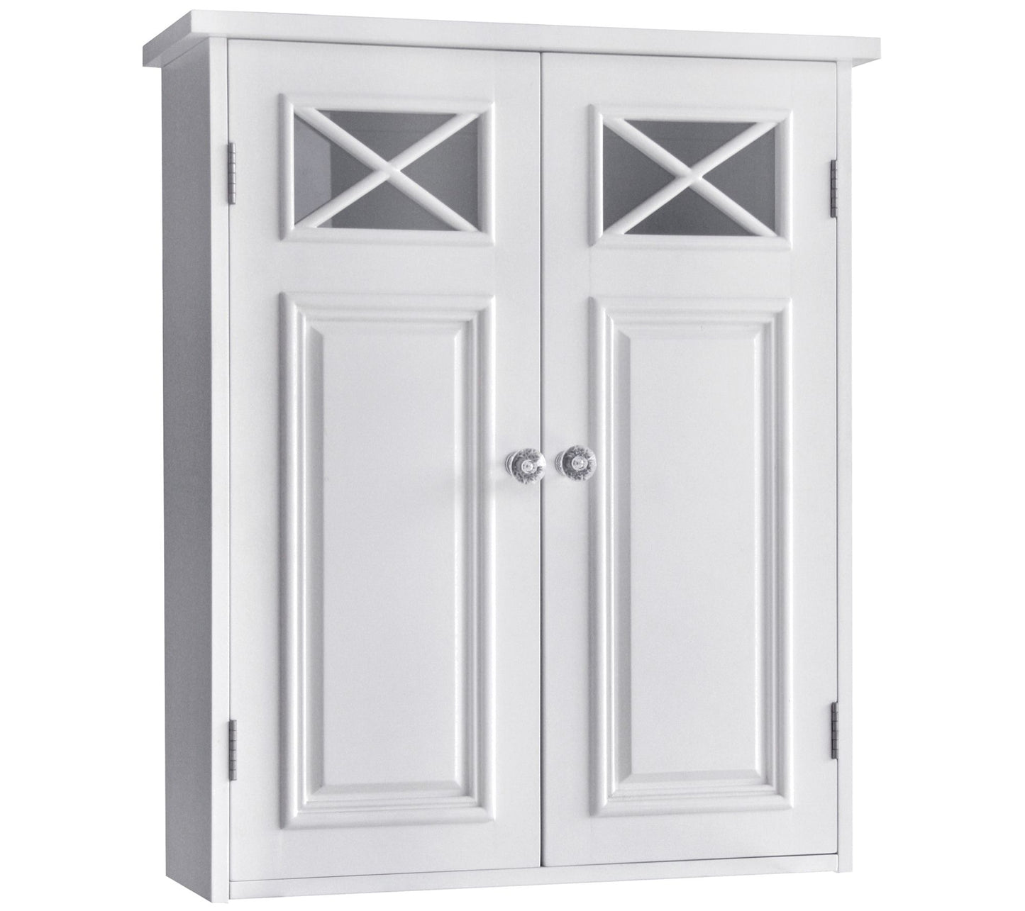 Teamson Home Removable Wooden Wall Cabinet White