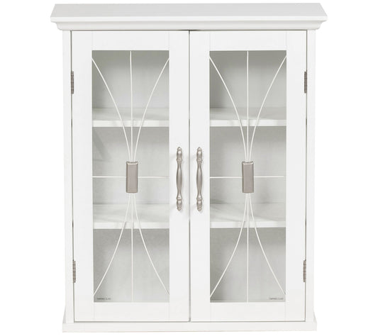 Teamson Home Delaney Removable Wall Cabinet, White