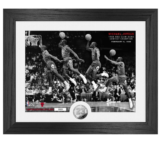 Highland Mint Michael Jordan 1988 NBA Slam DunkPhoto