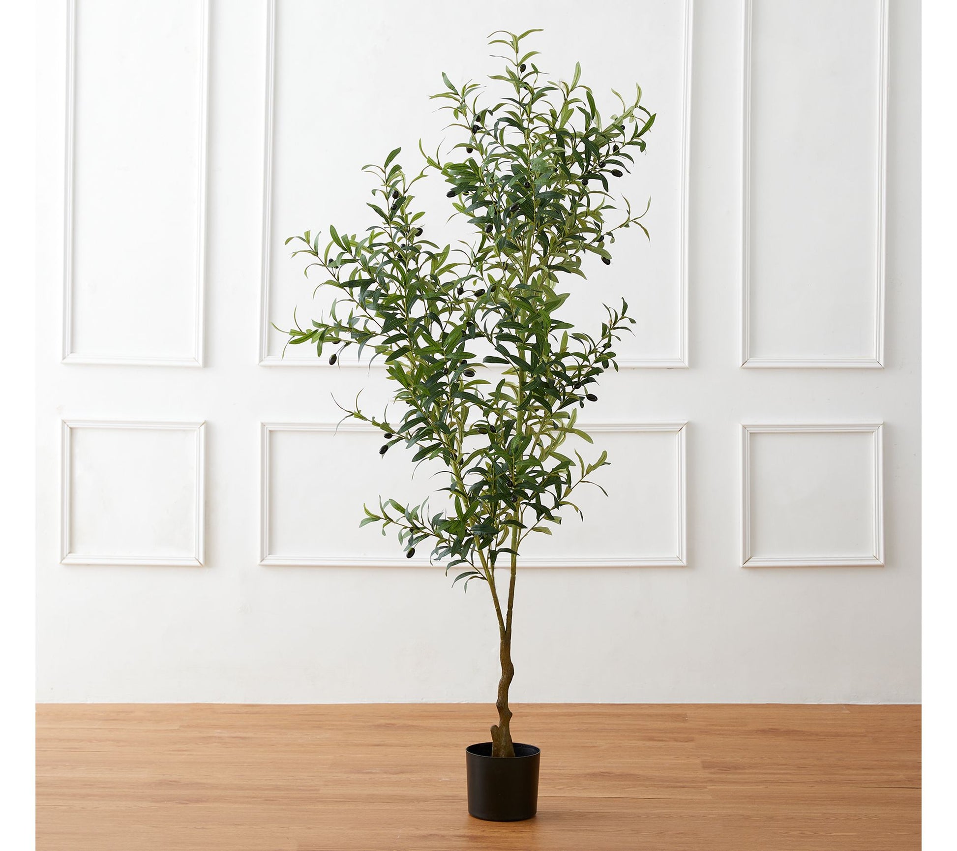 Glitzhome 6ft Artificial Olive Tree In Pot
