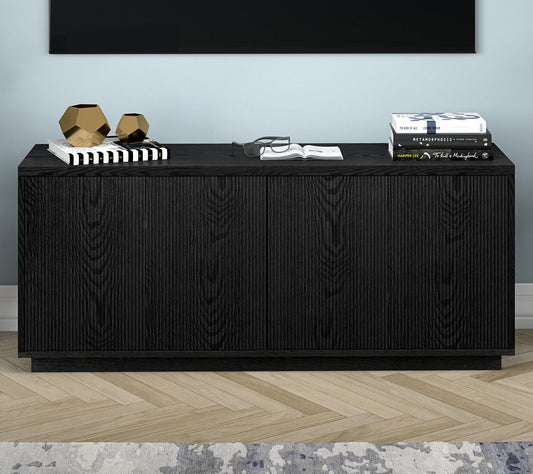 Hudson&Canal Hanson Rectangular TV Stand for TV's up to 65"