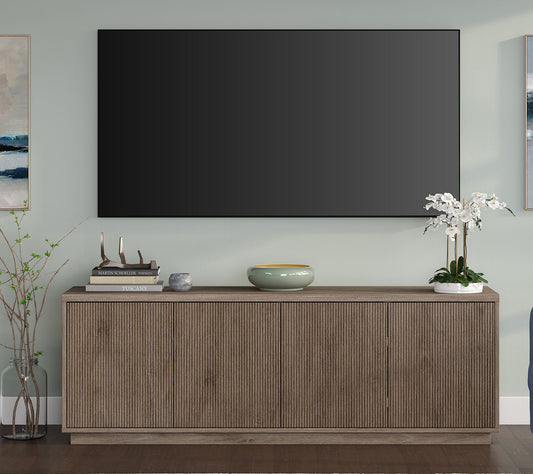 Hudson&Canal Hanson Rectangular TV Stand for TV's up to 75"