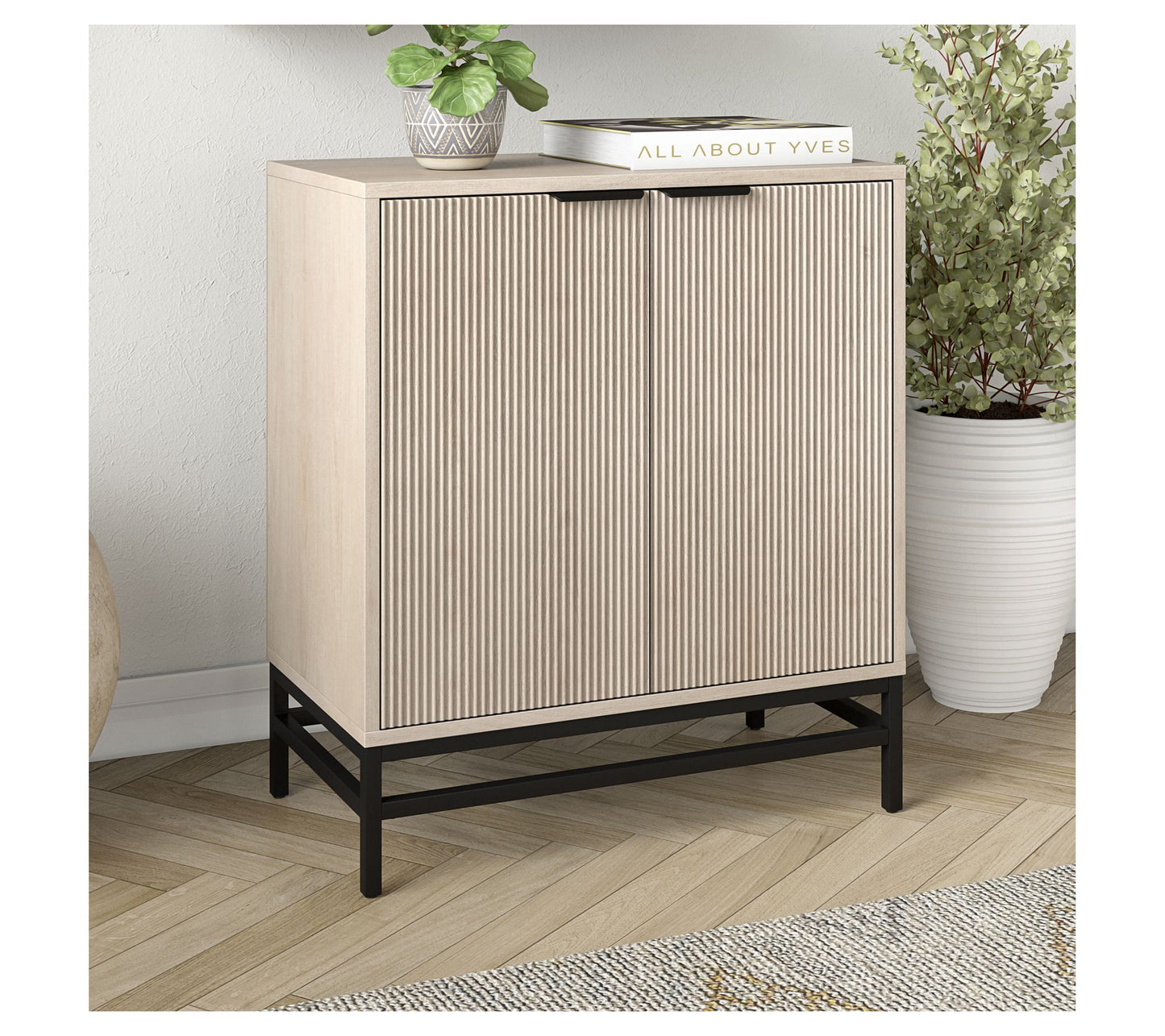 Hudson&Canal Montello 28" Wide Rectangular Accent Cabinet