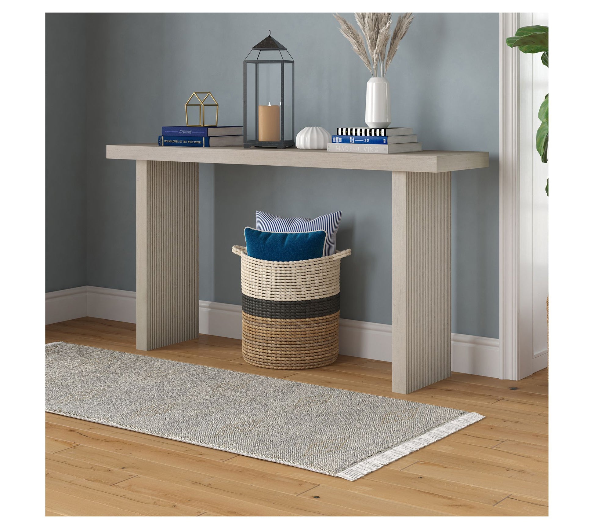 Hudson&Canal Soren 55" Wide Rectangular ConsoleTable