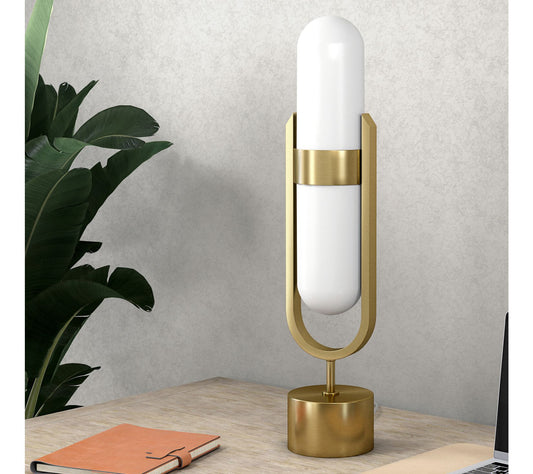 Hudson&Canal Blair Pill-Shaped Table Lamp