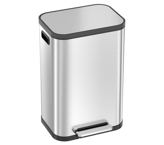 iTouchless ProX SoftStep Stainless Steel TrashCan 13.2 gallon