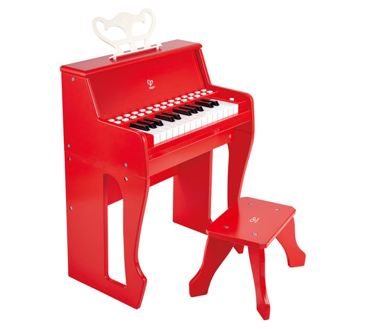 Hape Learn With Lights Piano w/ Stool Musical Toy
