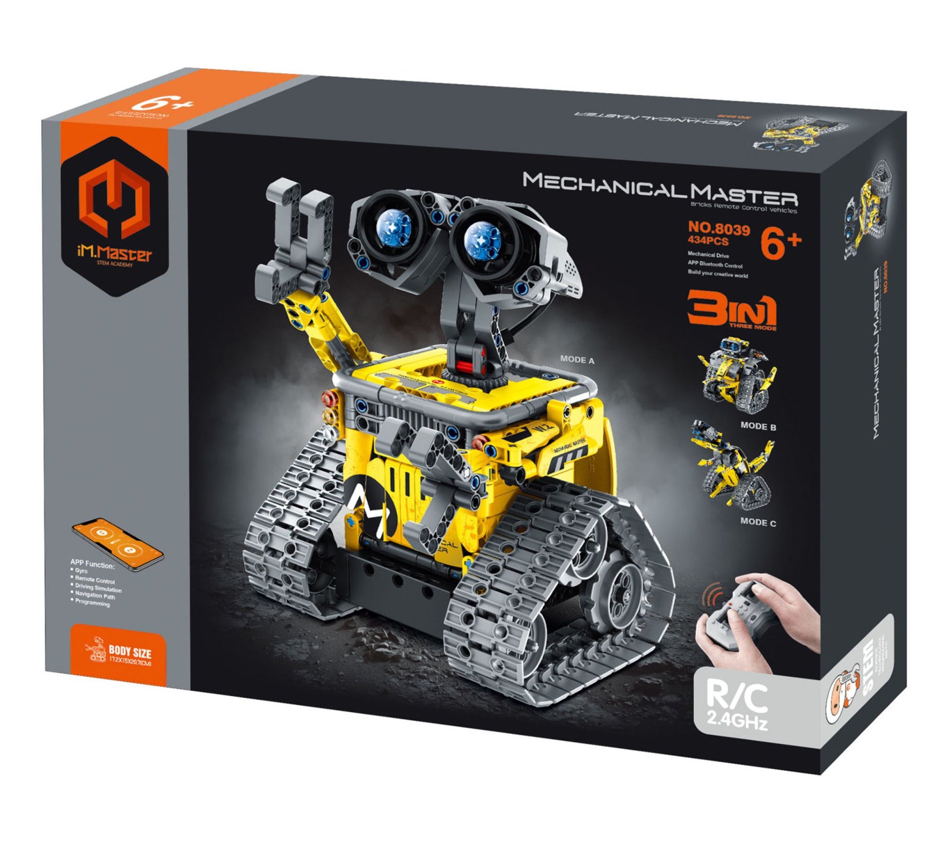 iM.Master STEM Academy R/C 3-In-1 Robot Dinosaur