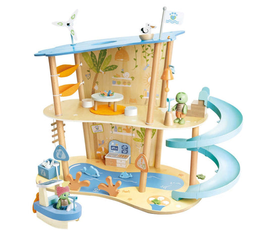 Hape Green Planet Explorers Ocean Rescue Playset